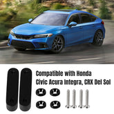 Front Hood Vent Spacer Riser Kit for Honda Civic EK EF 88-00 Acura Integra